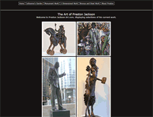 Tablet Screenshot of prestonjacksonart.com